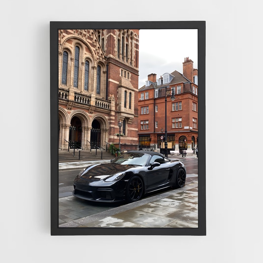 Poster Vitesse Sacrée – affiche Porsche (vue 2)